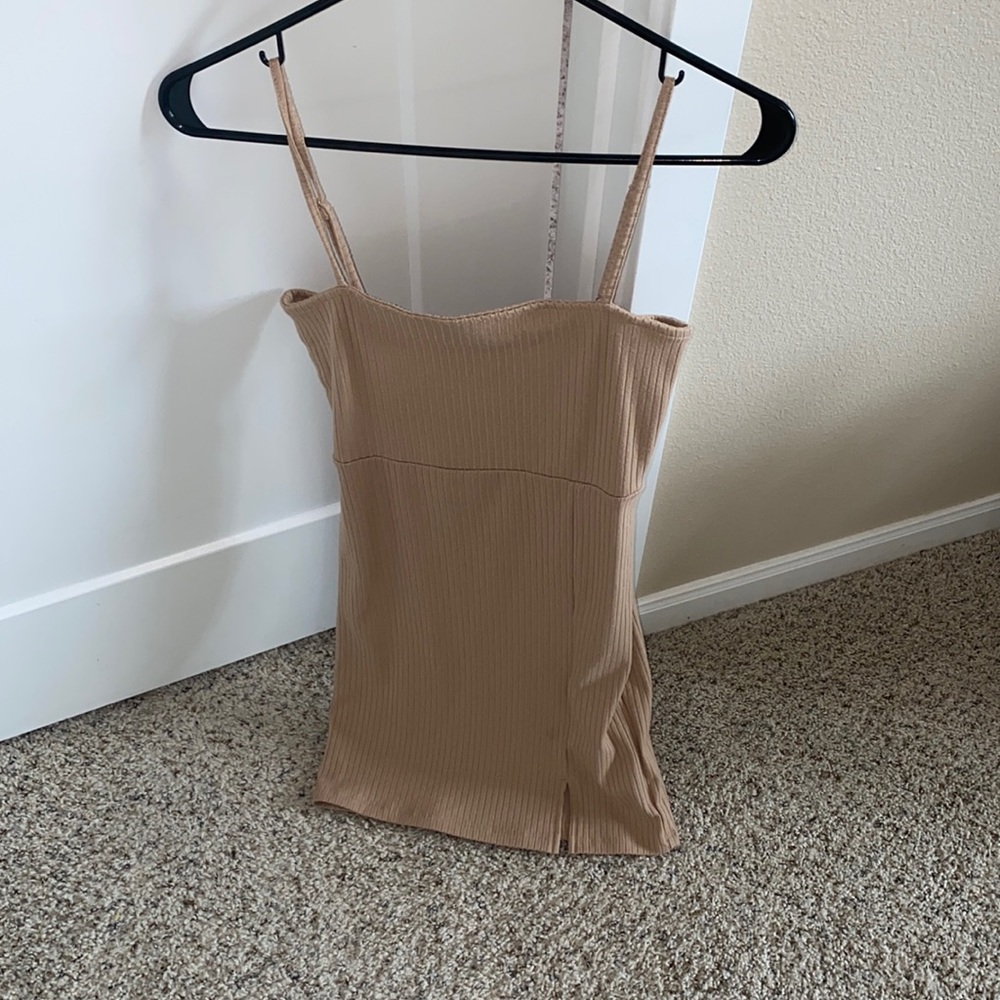Tan mini dress size small